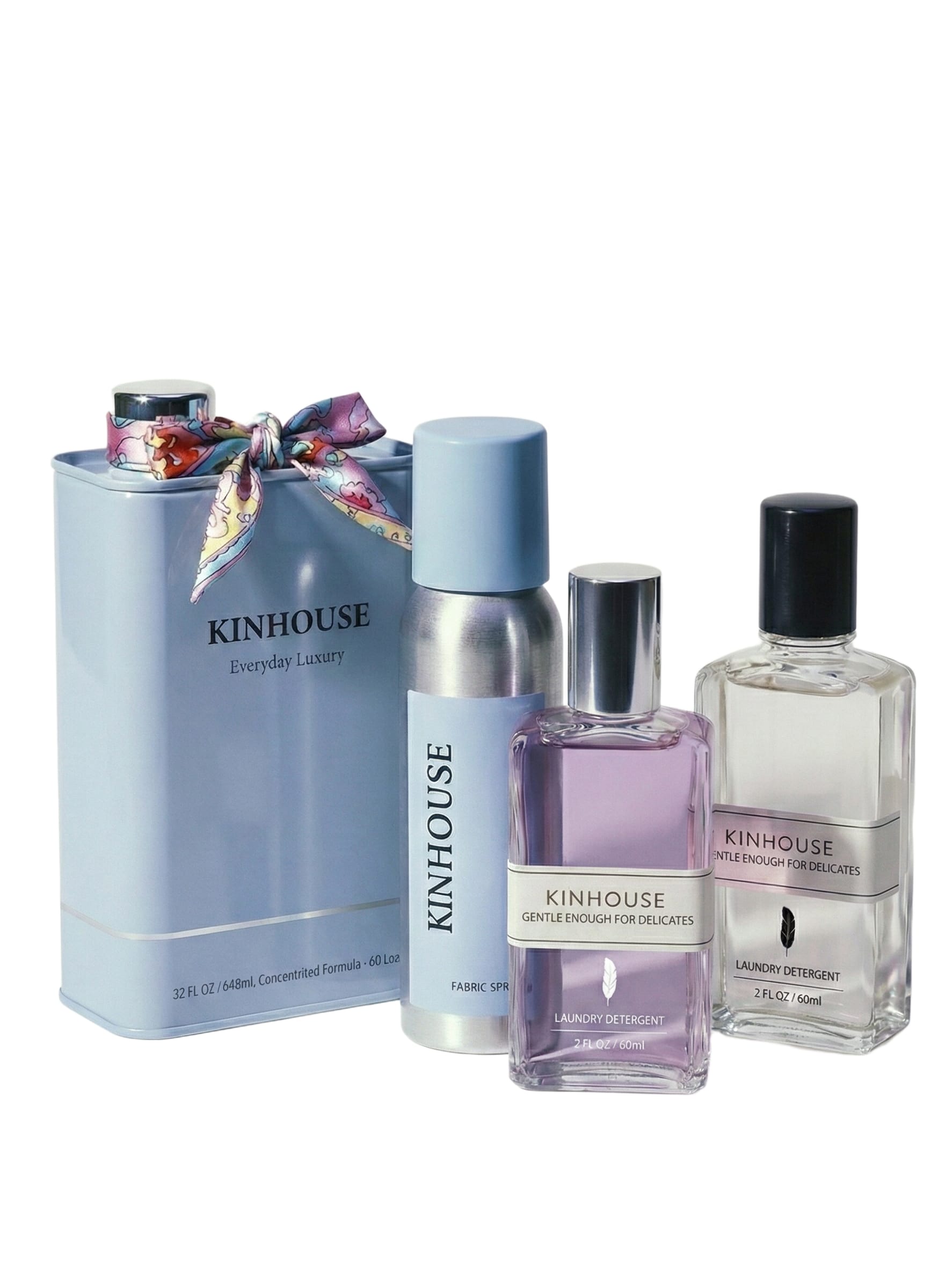KINHOUSE The House Edit - 32oz Detergent + Travel Bottles + Fabric Spray